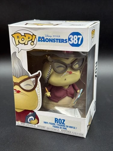 Funko Disney Pixar Monsters Inc Roz Pop #387 Vinyl Figure Vaulted (E3)