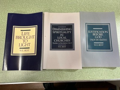 W. E. Best books lot of 3 (Assembly of Christ) OUT OF PRINT #5