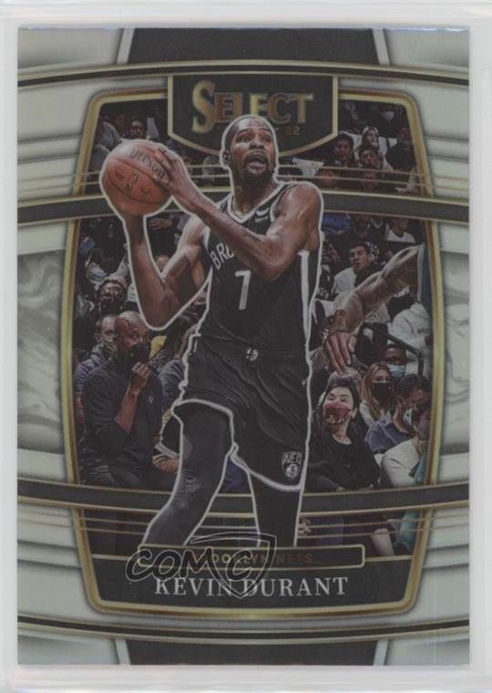 2021-22 Panini Select Concourse Silver Prizm Kevin Durant #50 12g7