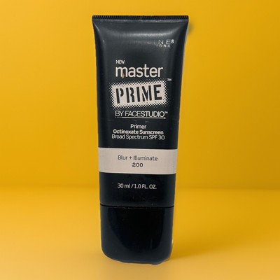 Maybelline Master Prime By Facestudio Primer Base  SPF 30 Blur + Illuminate 200