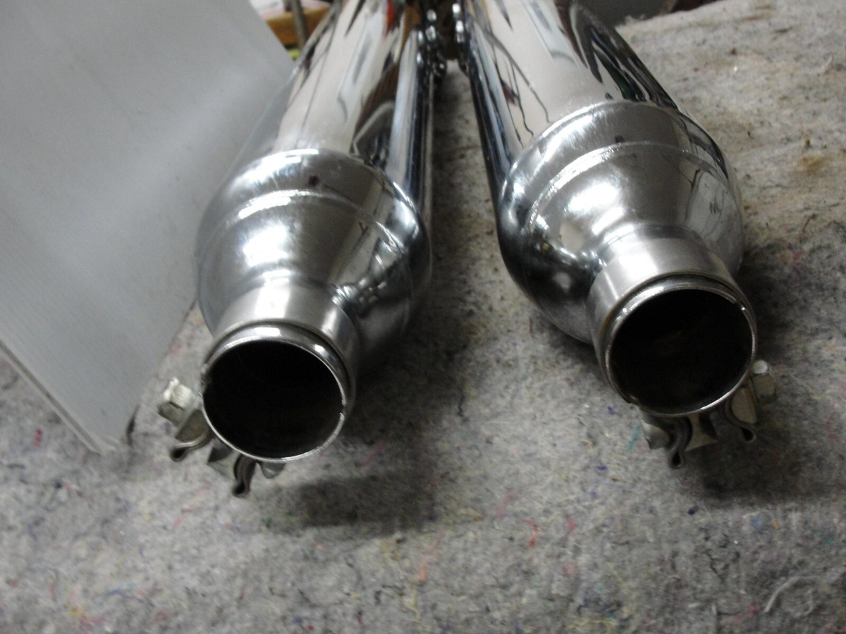 小物 n.hoolywood big muffler Apollo GT Series 3 IN 409 Stainless Steel Muffler Upgrade