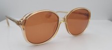 Vintage ORA Mona Brown Oval Sunglasses Hong Kong FRAMES ONLY