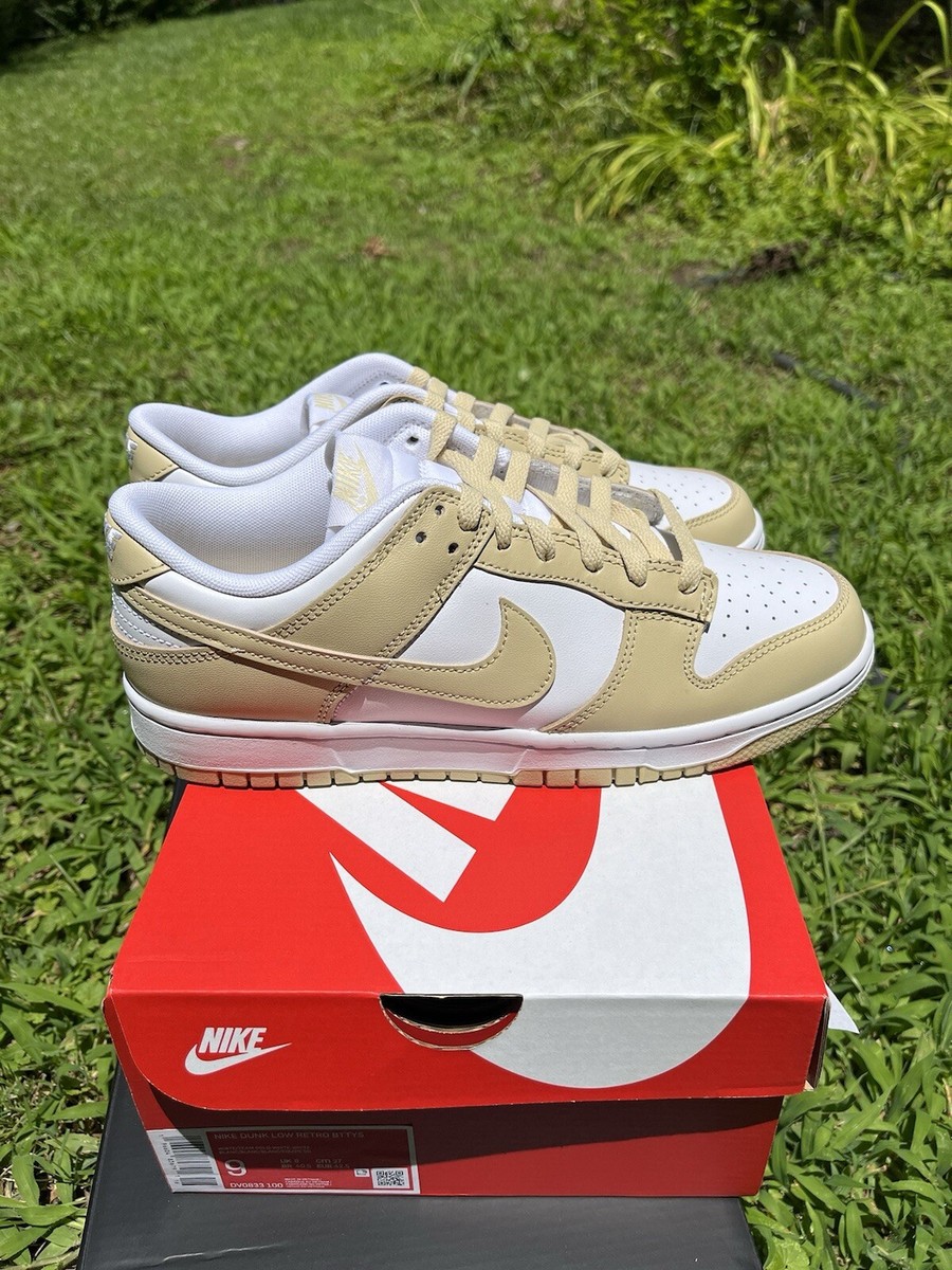 Nike Dunk Low Team Gold White DS Size 9 W Receipt Purdue