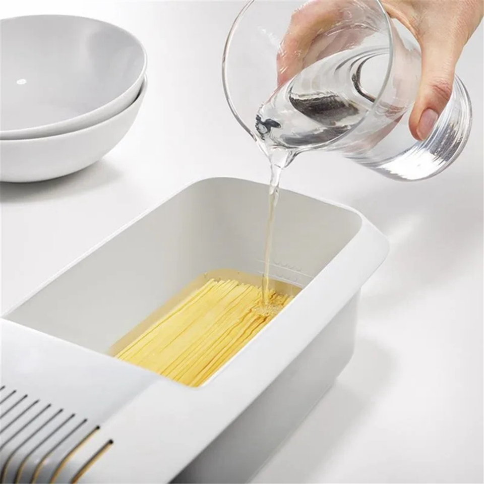 Noodles Pasta Cooker with Strainer EcoFriendly Plastic Spaghetti