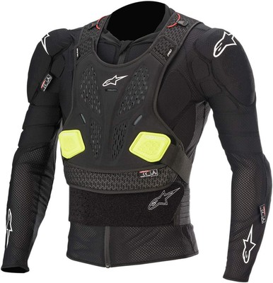 Alpinestars Men's Bionic Pro V2 Protection Motorcycle Jacket, Black/Yellow, X...