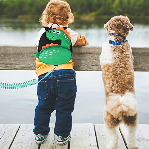 Toddler Backpack Harness with Safety Leash, Cute Dinosaur Harnesses