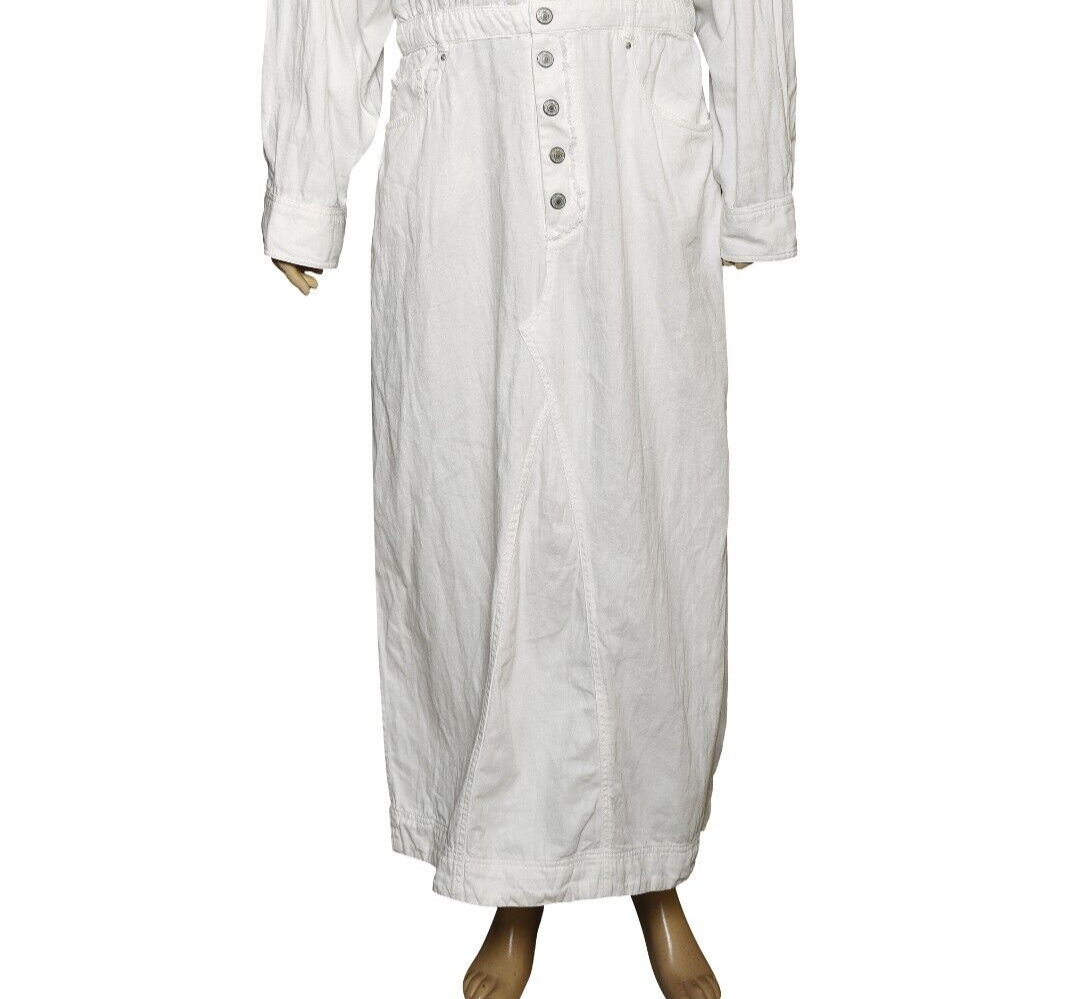 free people mad love denim midi dress Mad Love Denim Midi Dress by Free People in Grey, Size: S