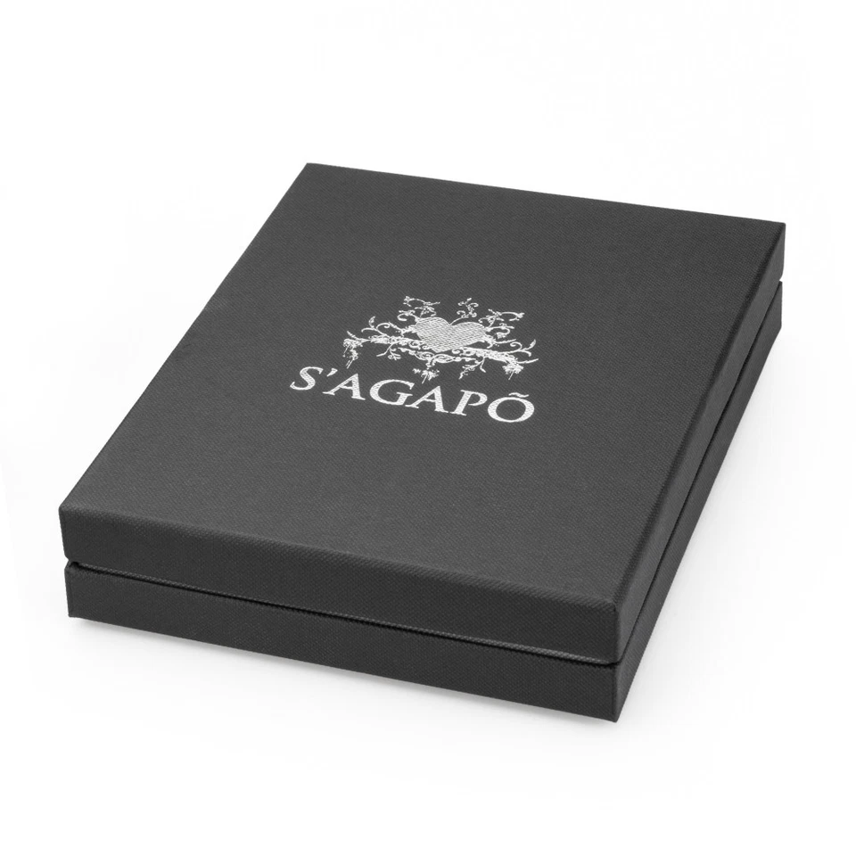 COLLANA DA DONNA CON CRISTALLO E FARFALLA S'AGAPO LUCKY LIGHT SKT07 (2569) - Immagine 2 di 3