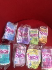 NIP 1992 McDonald's Happy Meal Barbie Complete Set of 8 With Hair You Can Style
