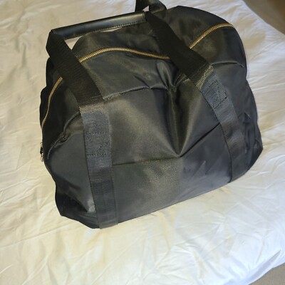 A New Day Target Black Weekender Duffle Bag Gold Hardware
