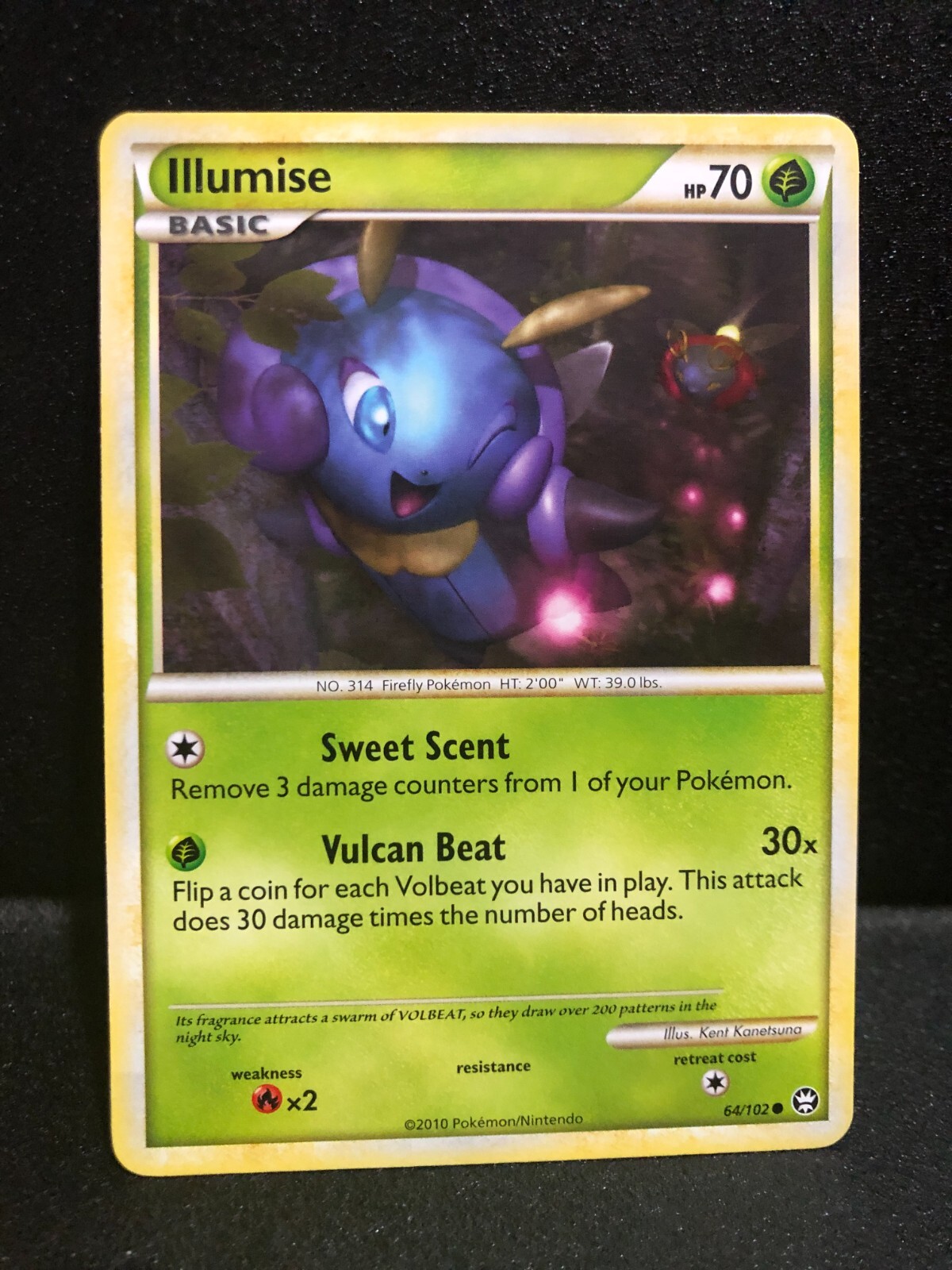 Pokemon ILLUMISE 64/102 HS Triumphant NM Card