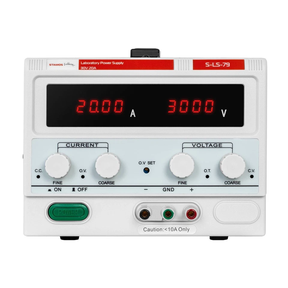 Labornetzgerät regelbar Labornetzteil Netzgerät Netzteil Trafo 30 V 20 A DC - Bild 2 von 4