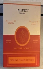 I MEDICI FIRENZE EMPTY BOX  (That Once Held Leather Gloves) 8 X 4 1 1/2 X 1 1/2