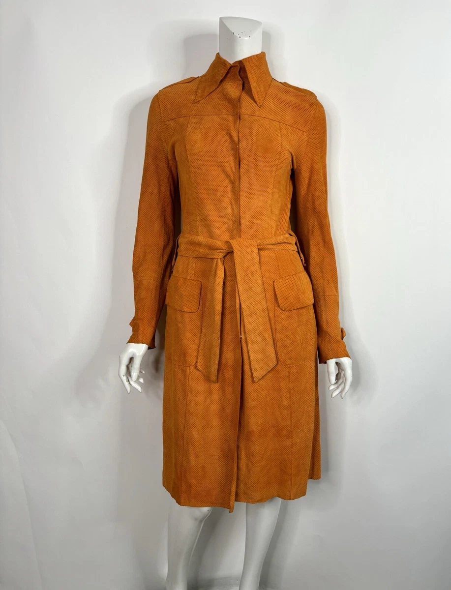 Dolce&Gabbana Leather Outer Shell Coats, Jackets & Vests Trench