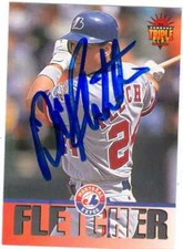 Darrin Fletcher autographed Baseball Card (Expos) 1994 Donruss Triple Play #94