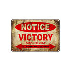Victory Motorcycles Parking Sign Vintage Retro Metal Decor Art Shop Man Cave Bar