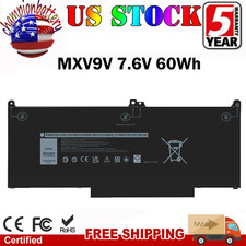 MXV9V Battery for Dell Latitude 5300 5310 7300 7400 5VC2M N2K62 0829MX New 60Wh