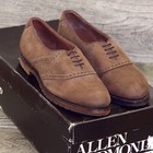 * NIB * $295 Allen Edmonds BARNARD Women's 6 B Oak Nubuck Suede *new Cedar Trees — photo 1