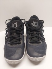 Nike KD Trey 5 Shoes 942893-001 Black White Basketball Shoes Lace Up Size 7Y GUC