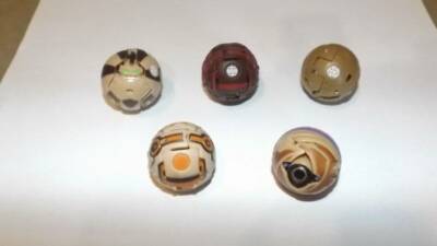 Bakugan Battle Brawlers Lot of 5 Subterra Ventus (lot#4)