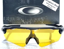 Oakley RADAR EV PATH Matte Black with Galaxy Yellow Amber Sunglass 9208