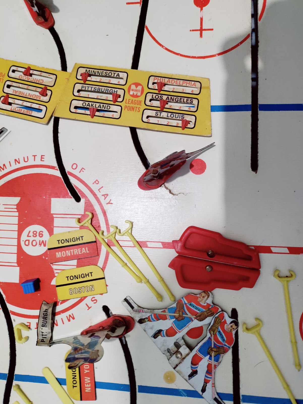 Munro Bobby Hull Hockey Table Top Game 1970 S eBay