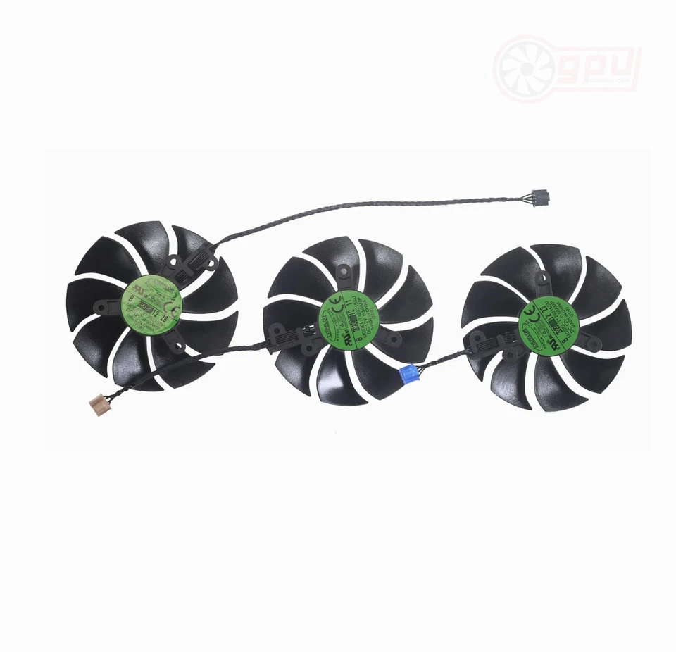 EVGA RTX 3070 3080 3090 XC3 Ultra Gaming GPU Fan Set (GENUINE) - Image 2 of 4