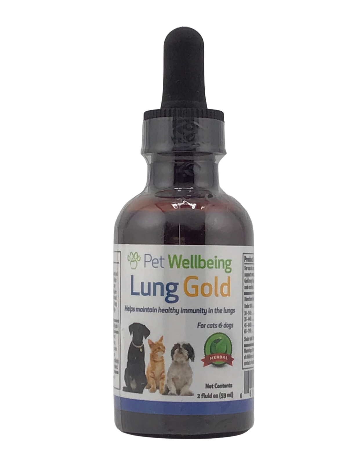 Pet Wellbeing Lung Gold for Dogs 2oz for sale online eBay
