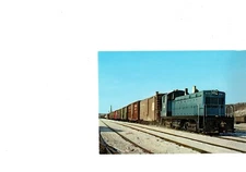 Boston & ME Yard Switcher 1204 Train, Mechanicsville, NY, Feb 1969 Postcard