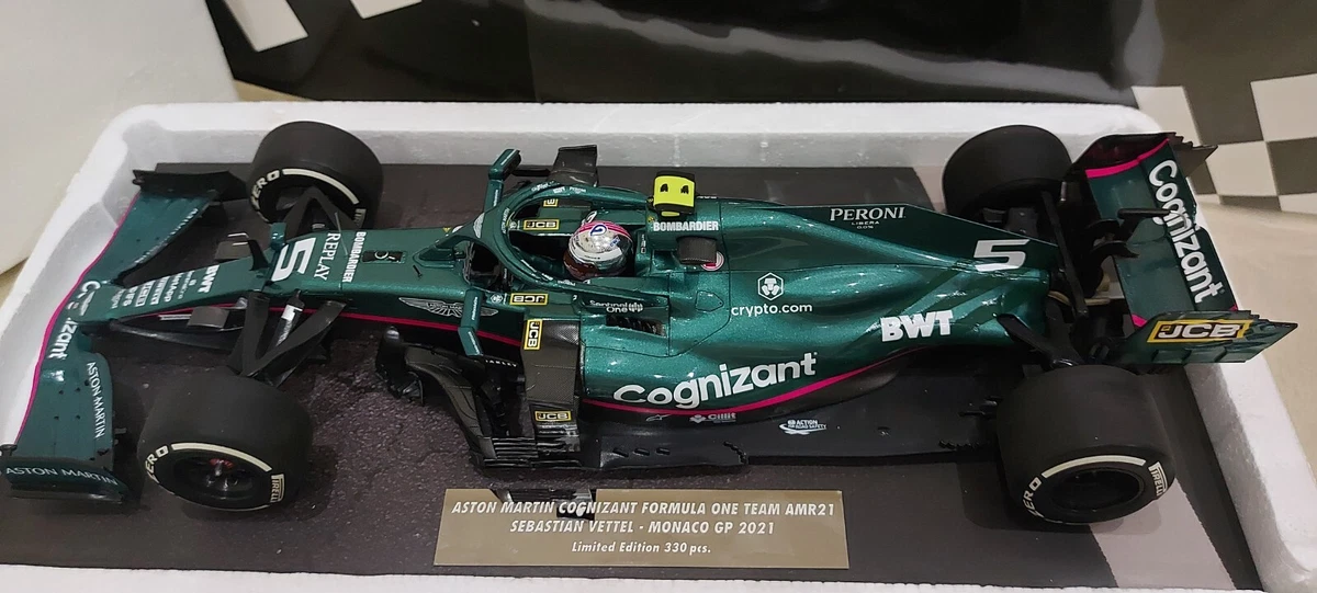 F1 Aston Martin Formula one AMR21 2021 Sebastian Vettel 1:18 Minichamps
