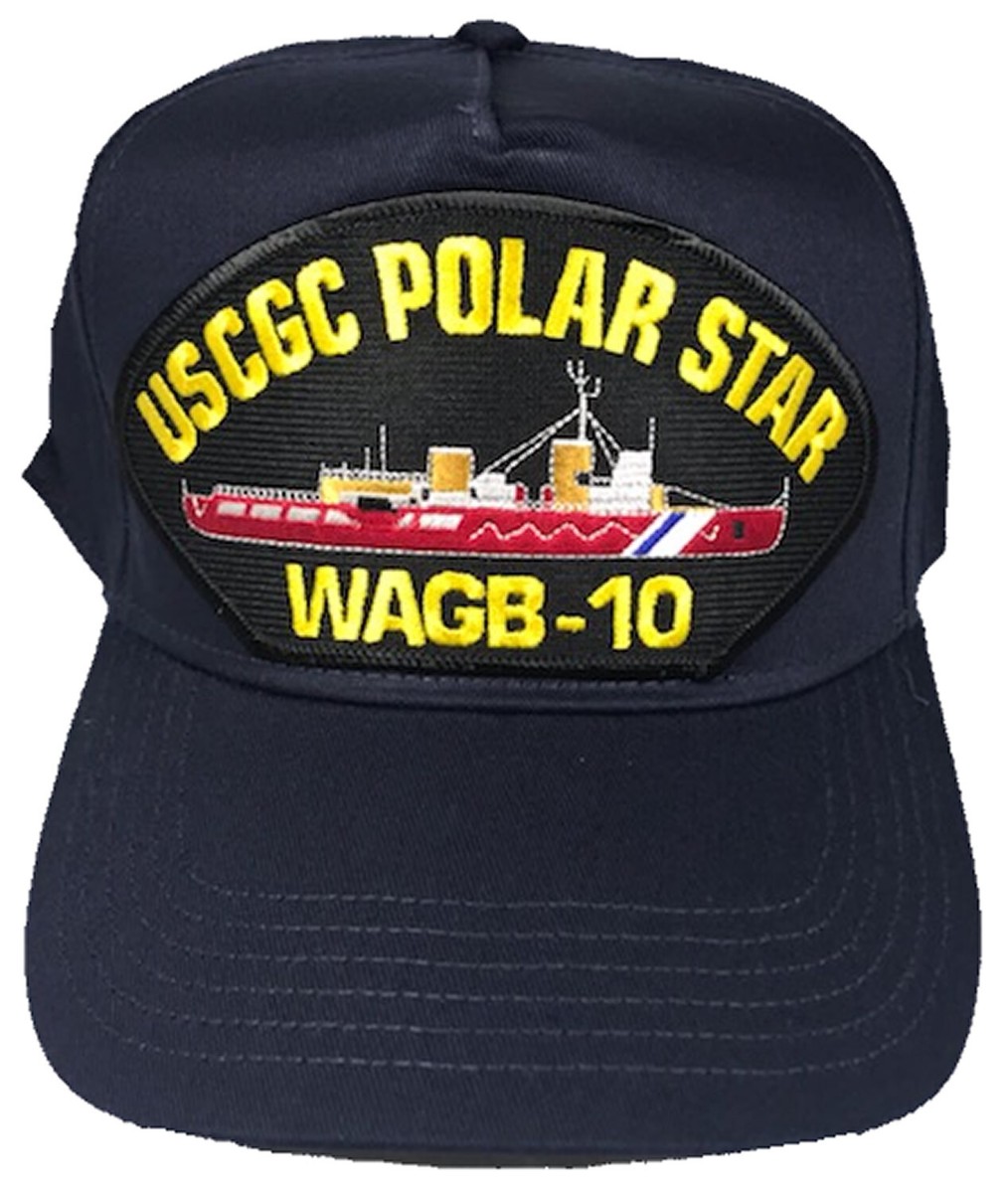 USCGC POLAR STAR WAGB-10 SHIP HAT - NAVY BLUE - Veteran Owned