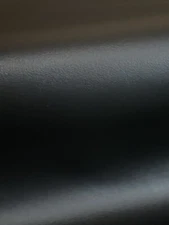 FAA Certified Townsend®️Smooth Jet  Black  Upholstery  Leather  Hide 55-60 Sq Ft