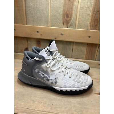 Nike Kyrie Flytrap 5 Boys 6.5Y White Grey Basketball Shoes DD0340-112 UK 6 EU 39