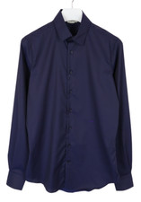 SUITSUPPLY Extra Slim Fit Formal Shirt Men's LARGE Button Up Cutaway Neck