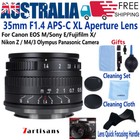 7artisans 35mm F1.4 Lens for Fujifilm X A 10 5 7 E2S 4 H1 Pro2 3 T 30 20 100 CAM