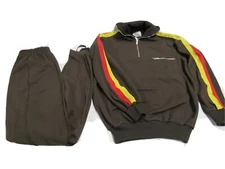 East German Gym Suit 2 Piece Cold War Era Track Suit Sports Uniform Small NOS