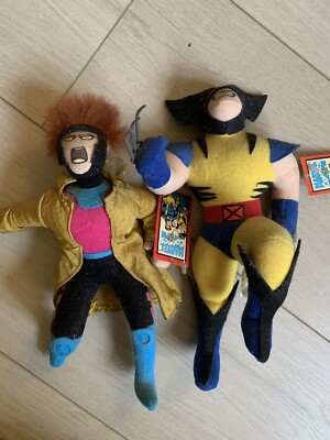 X-Men figurines en peluche Wolverine et Jun planning