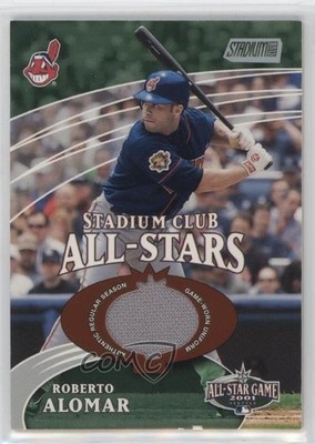 2002 Topps Stadium Club All-Stars Relics /3600 Roberto Alomar #SCAS-RA HOF 0o2e