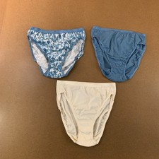 Fruit of the Loom Womens Size 6/M Multicolor Hi-Cut Panty 3 Pack New