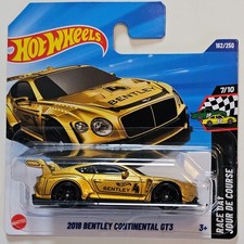 ​Hot Wheels - '18 Bentley Continental GT3 162/250 2025 - HW Race Day Gold NEU