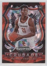 2020-21 Panini Prizm Draft Picks Crusade Red Ice Prizm Onyeka Okongwu #85 0f72