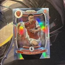 2021/22 Panini Prizm Gabriel Martinelli Silver Prism Rookie Card RC Arsenal