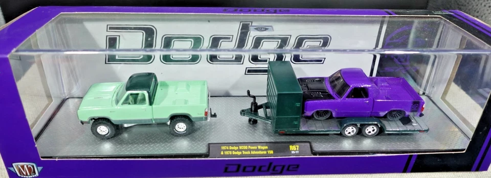 Dodge W200 Power Wagon 1978 Adventurer 150 1/64 1974 M2 Machines Foto 2 de 3