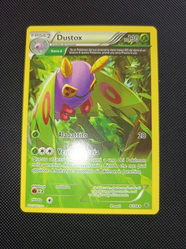 DUSTOX 8/108 FLIEGENDE WUT POKEMON KARTE ITA A2