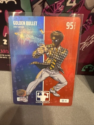 Bo Jackson Battle Arena Golden Bullet Matthew Golden Logo-515 Ice Logofoil Rare