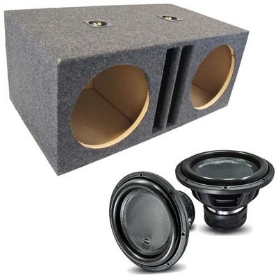 Harmony Audio HA-ML121 Competition Loaded Dual 12'' Sub 6000W Vented SPL Sub Box