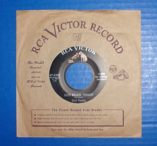 ELVIS PRESLEY - Good Rockin' Tonight / I Don't Care If The Sun Don't  (47-6381)
