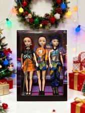 Kpop Devil Hunters Dolls Set of 3 Collectible Action Figure With Music and Light