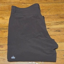 Alo Yoga Pants Mens 35x32 Expresso Day And Night Pant Tailored Fit Stretch
