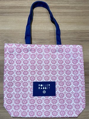 ROLLER RABBIT x TARGET POP-UP EXCLUSIVE PINK TOTE BAG